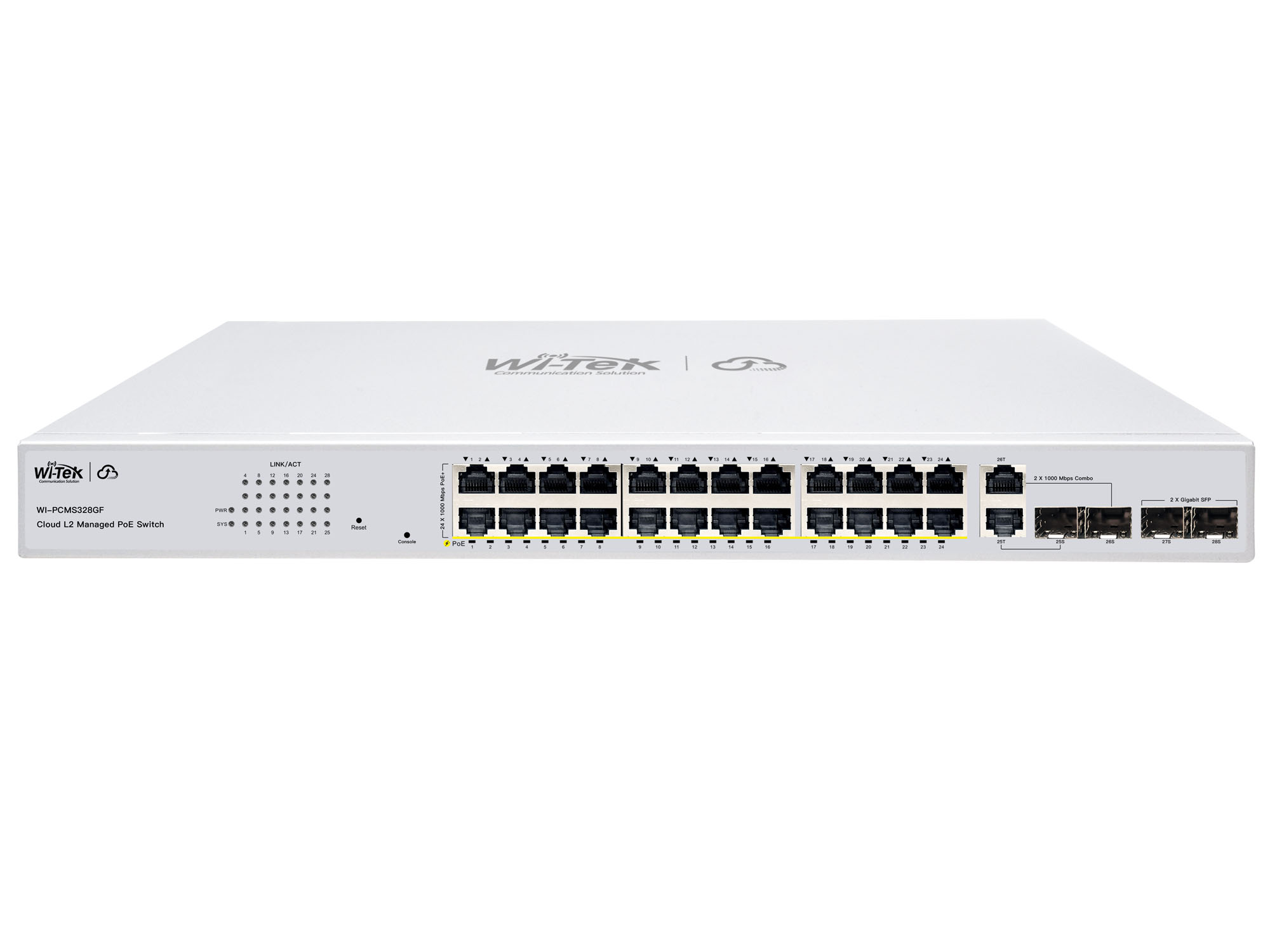 Управляемый L2/L3 коммутатор Wi-Tek WI-PCMS328GF (v2)